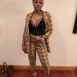 Clueless Inspired Pants & Blazer Set